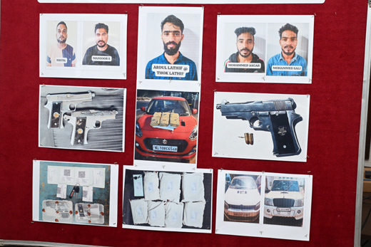 Five arrested